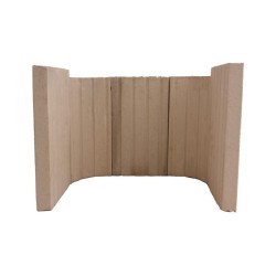 Revêtement de foyer en argile réfractaire 6 pièces pour Poêle à bois Hark - Réf ETSTO0605025
