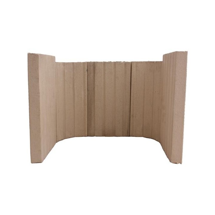 Revêtement de foyer en argile réfractaire 6 pièces pour Poêle à bois Hark - Réf ETSTO0605025