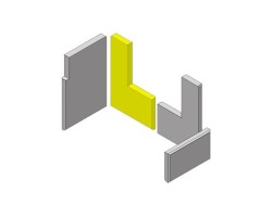 Paroi arrière en fonte pour Poêle à bois Hark - Réf ETSTO0602003C