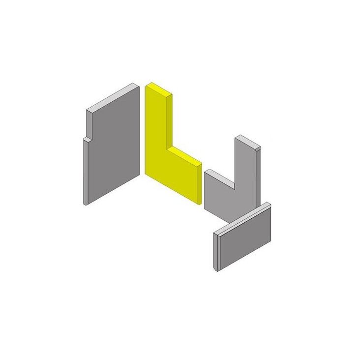 Paroi arrière en fonte pour Poêle à bois Hark - Réf ETSTO0602003C