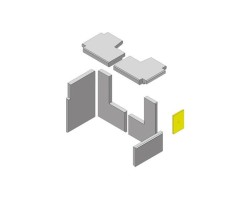 Pierre de porte en vermiculite pour Poêle à bois Hark - Réf ETSTO0601042C