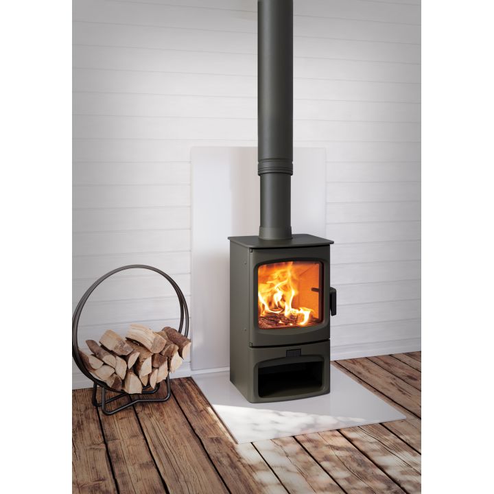 Protection murale en émail vitrifié Blanc Charnwood