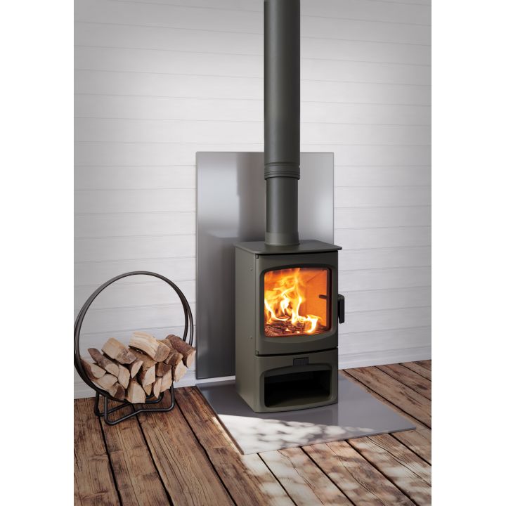 Protection murale en émail vitrifié Basalte Charnwood