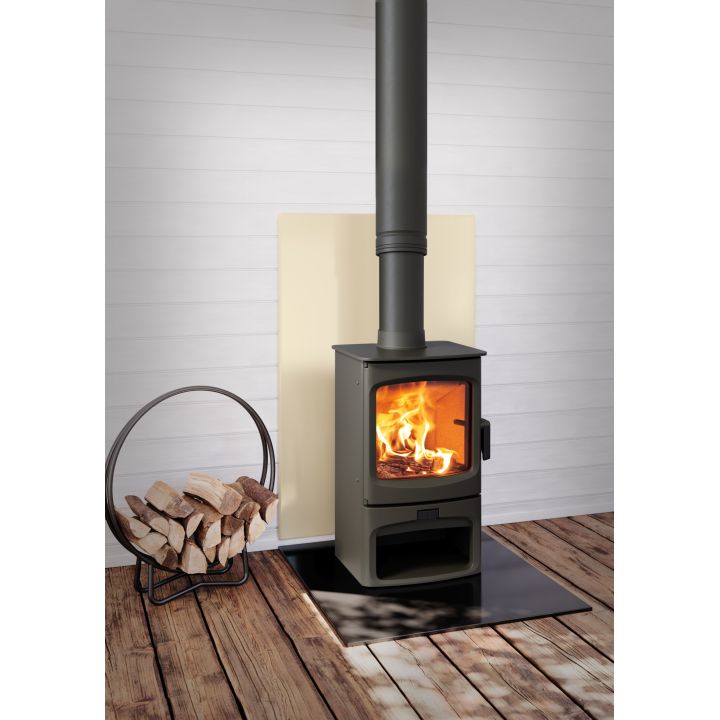 Protection murale en émail vitrifié Beige Charnwood