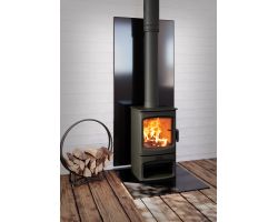 Protection murale en émail vitrifié Noir Charnwood