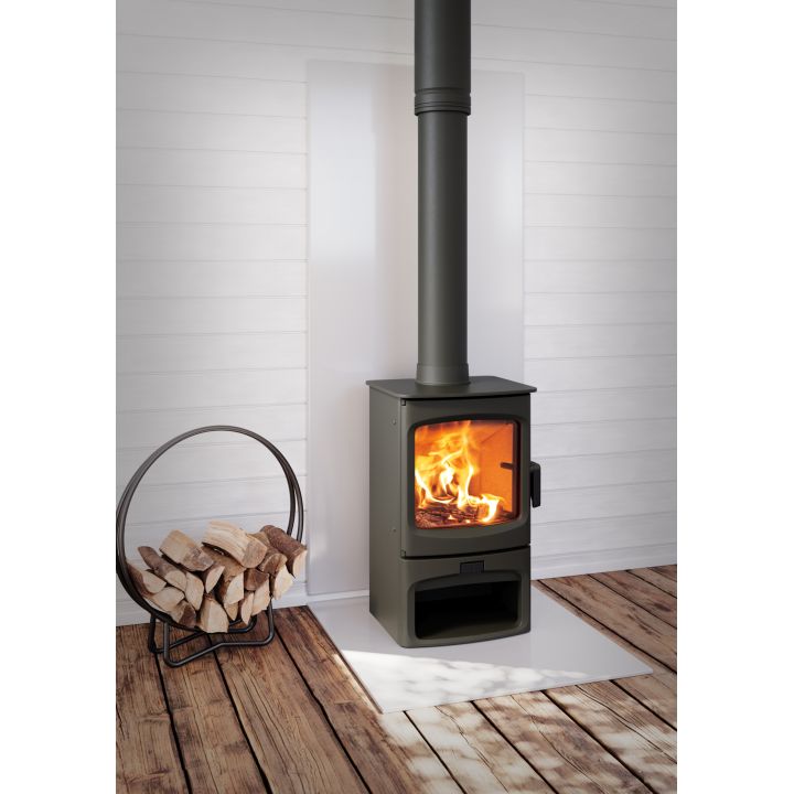 Protection murale en émail vitrifié Blanc Charnwood