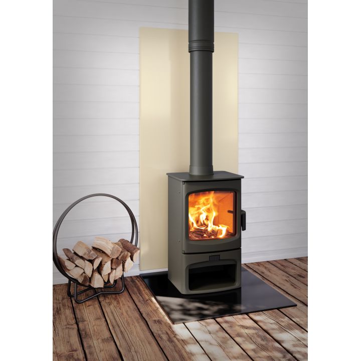 Protection murale en émail vitrifié Beige Charnwood