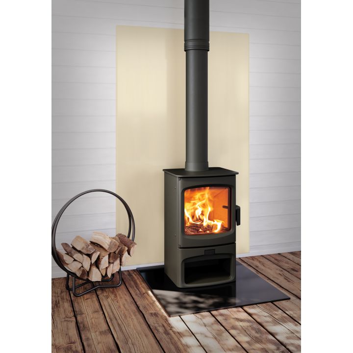 Protection murale en émail vitrifié Beige Charnwood