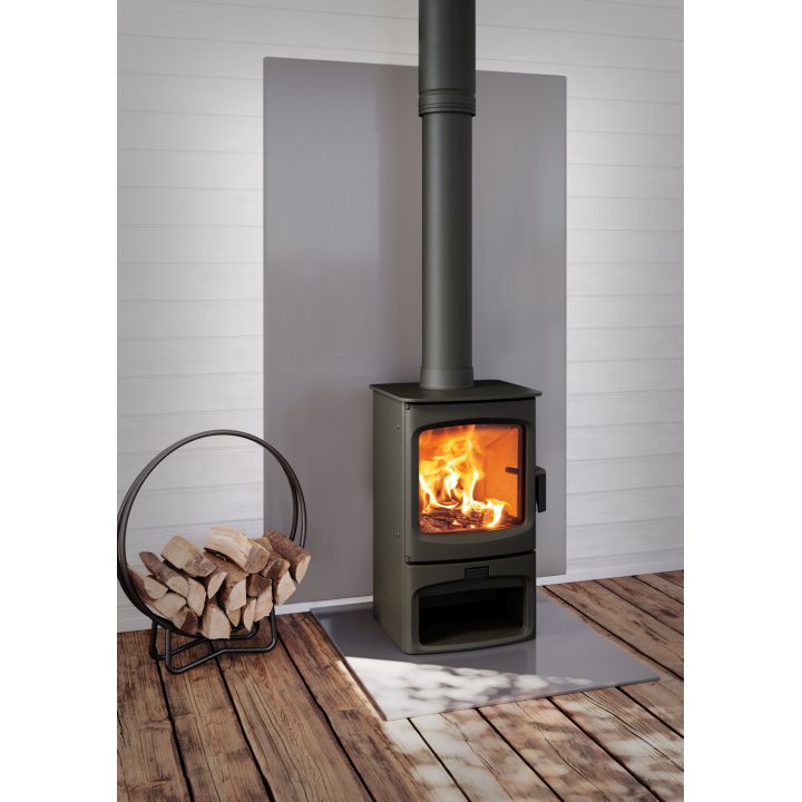 Protection murale en émail vitrifié Basalte Charnwood