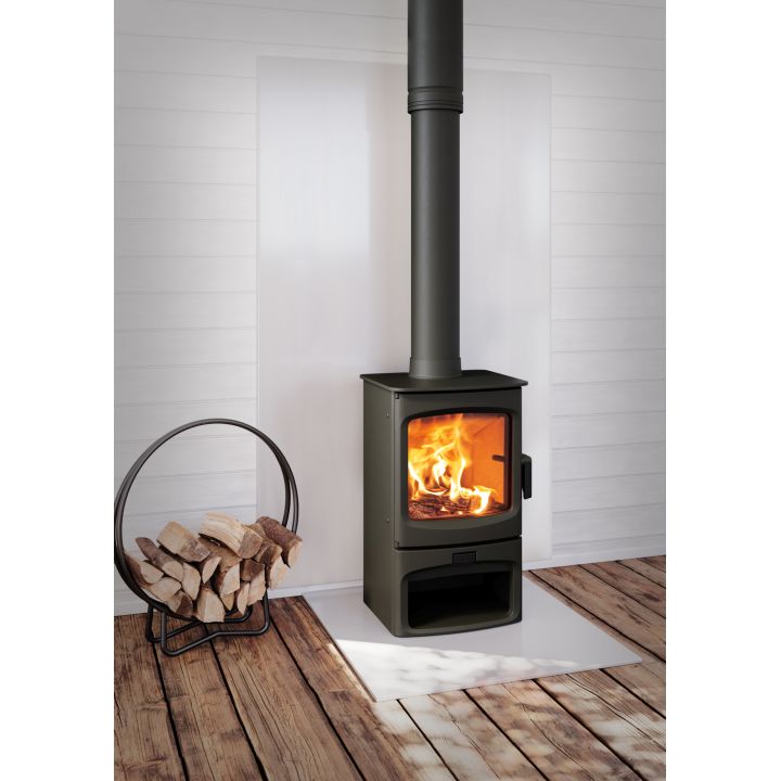 Protection murale en émail vitrifié Blanc Charnwood