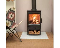 Plaque de sol en émail vitrifié Noir Charnwood