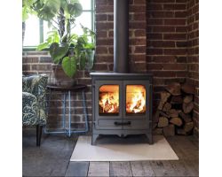 Plaque de sol en émail vitrifié Noir Charnwood