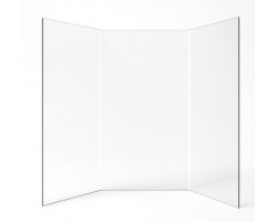 Verre vitrocéramique prismatique pour insert et poele à bois de la marque DON BAR  - 6900 - Ref PCV-134385-P8