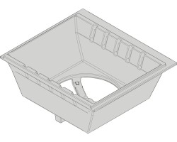 Auge coulée pour Poêle à bois Hark 57Eex - Réf ETSTO0223055