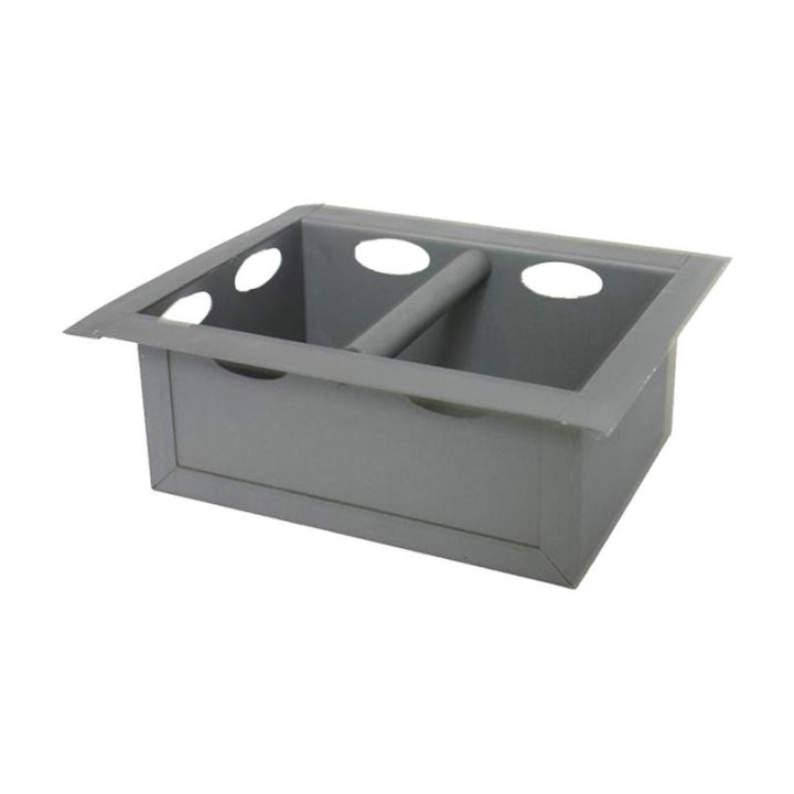 Cendrier à 4 surfaces d'appui - 182 x 222 x 80 mm pour Poêle à bois Hark - Réf ETSTO0500004LL