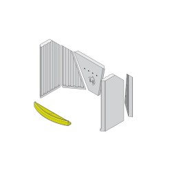Insertion avant en argile réfractaire pour Poêle à bois Hark - Réf ETSTO0600021V