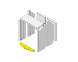Sol en pierre de taille en argile réfractaire pour Poêle à bois Hark - Réf ETSTO0600036F