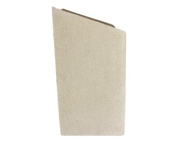 Pierre angulaire droite en argile réfractaire pour Poêle à bois Hark - Réf ETSTO0600829D