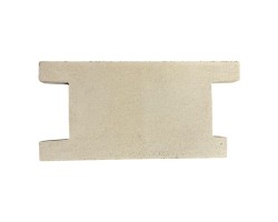 Déflecteur de gaz de chauffage au-dessus de l'argile réfractaire pour Poêle à bois Hark - Réf ETSTO0600829F