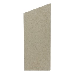 Mur latéral arrière gauche/droite en pierre Vermiculite pour Poêle à bois Hark - Réf ETSTO0601006C