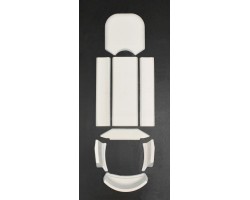 Keramott jeu complet pour poêle à bois Austroflamm Pi-Ko - Réf 057002