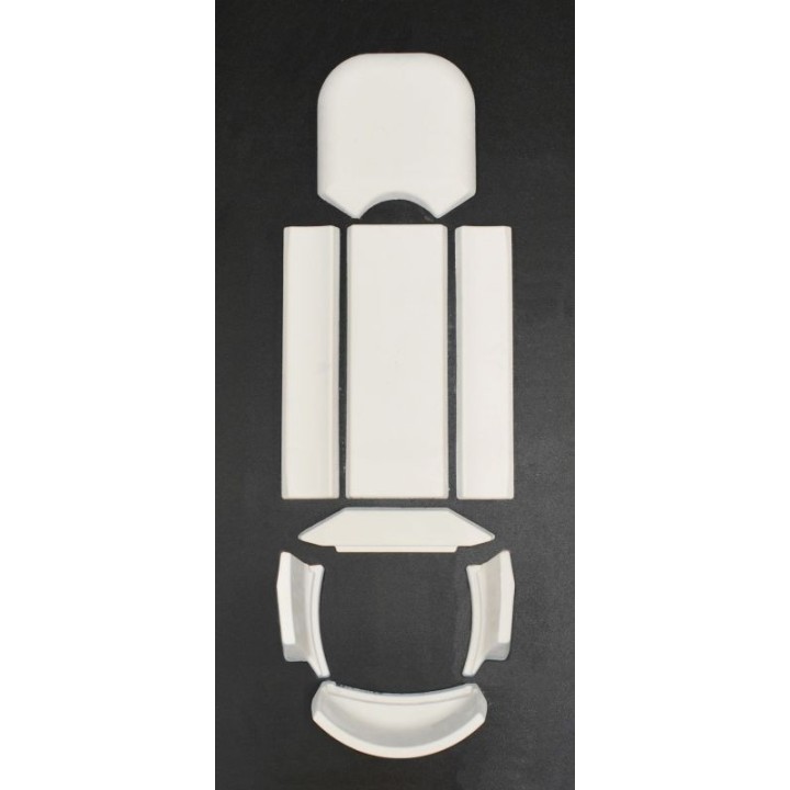 Keramott jeu complet pour poêle à bois Austroflamm Pi-Ko - Réf 057002