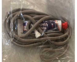 Ø10 joint tissu fibre acier pour Poêle à bois Contura - Réf 391454