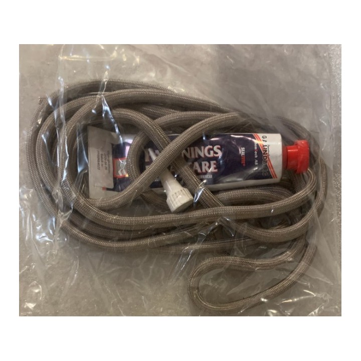 Ø10 joint tissu fibre acier pour Poêle à bois Contura - Réf 391454