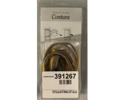 Joint adhésif vitre porte+(laterale hors c506/c590/c700/c800)- 3,15m pour Poêle à bois Contura - Réf 391267