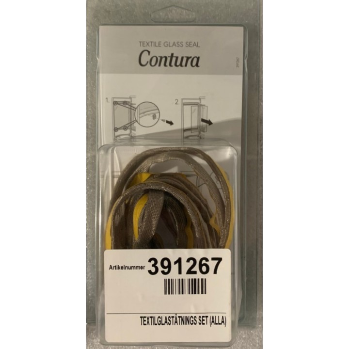 Ø6 joint tissu pour vitres pour Poêle à bois Contura - Réf 391267