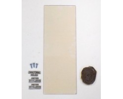 C506/C500STYLE VITRE LATERALE INTERIEURE + JOINT D'ETANCHEITE pour Poêle à bois Contura - Réf 391313