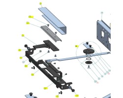 Régulation d'air avant ci2 pour Poêle à bois Contura - Réf 391938
