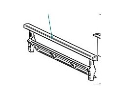 C300/CI7/CI8 PARE BUCHE FONTE pour Poêle à bois Contura - Réf 391639