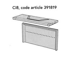 KIT VERMICULITE CI8 pour Insert Contura Contura I8 - Réf 391819
