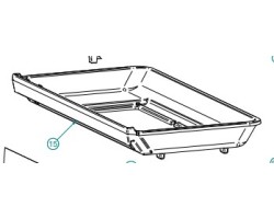 C300/CI7/CI8 SOLE FOYERE FONTE pour Poêle à bois Contura - Réf 391638