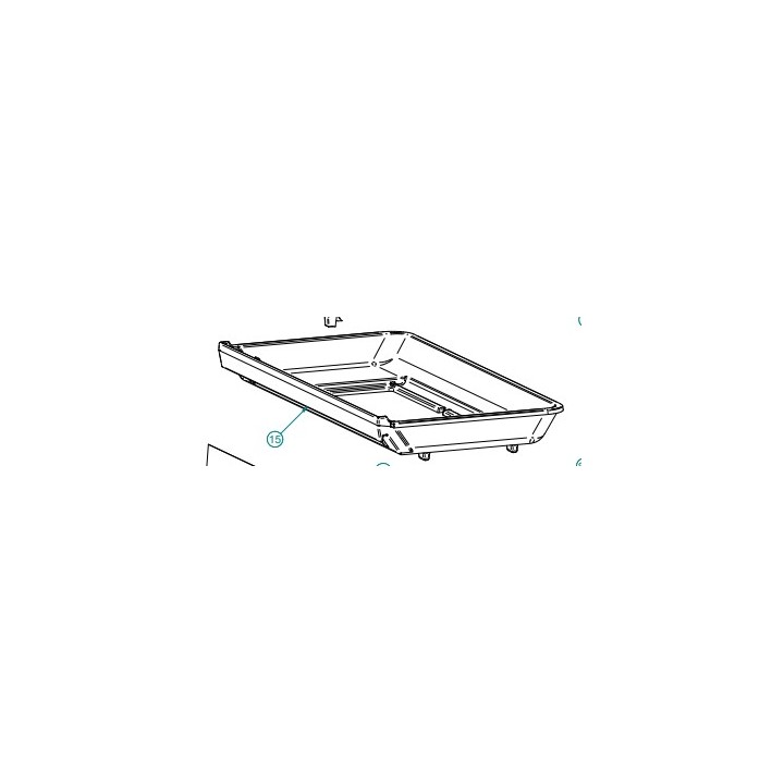 C300/CI7/CI8 SOLE FOYERE FONTE pour Poêle à bois Contura - Réf 391638