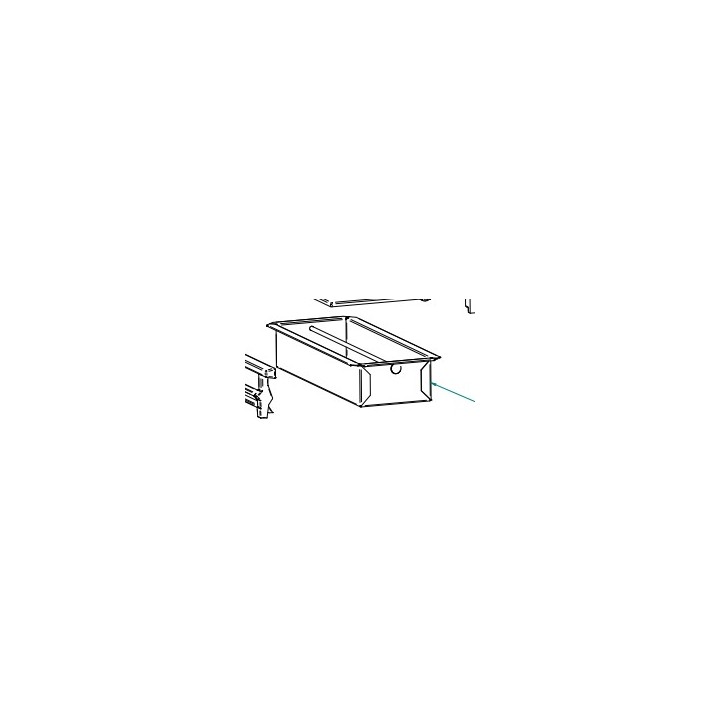 C300/CI7/CI8 CENDRIER pour Poêle à bois Contura - Réf 391642