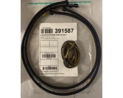 Ø8 joint de porte et vitre laterale CI50 CI60 pour Poêle à bois Contura - Réf 391587