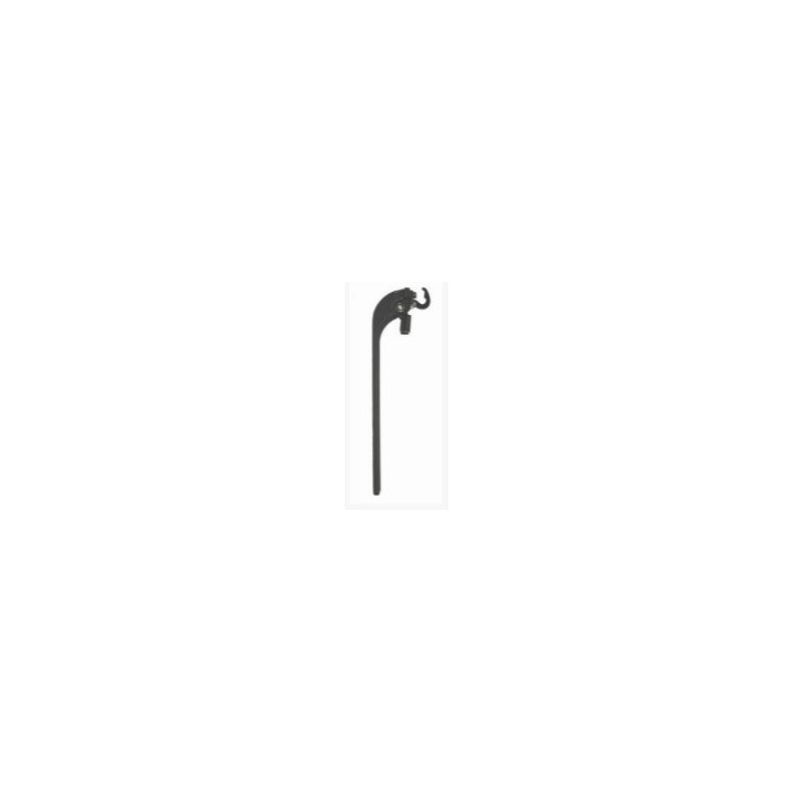 C20 poignee de porte noire pour Poêle à bois Contura - Réf 391613