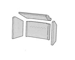Ci5/ci6 vermiculites kit complet pour Insert Contura - Réf 391416