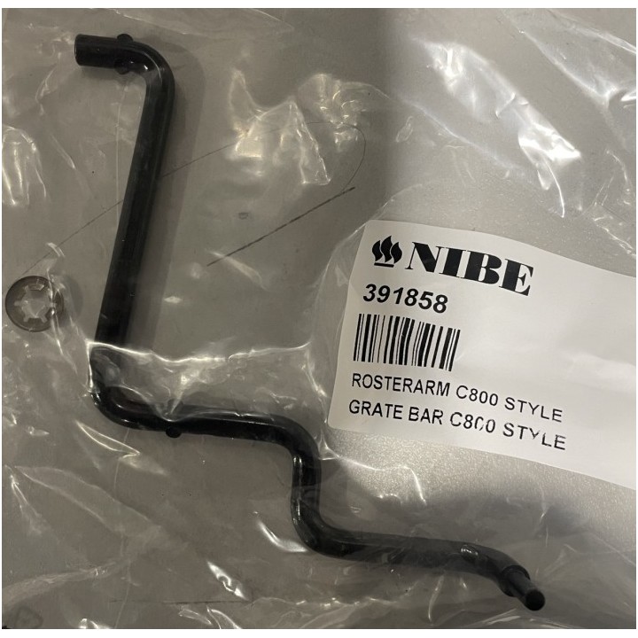 C800style bras complet système de grille decendrage pour Poêle à bois Contura - Réf 391858