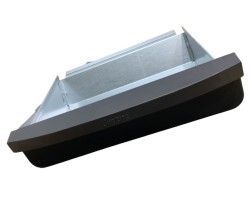 C800 style cendrier noir pour Poêle à bois Contura - Réf 391894