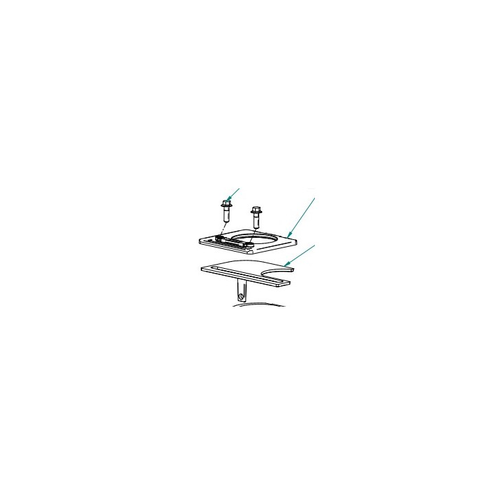 C600STYLE/C500STYLE PELLE SYSTEME DE REGLAGE D'AIR pour Insert Contura - Réf 391704