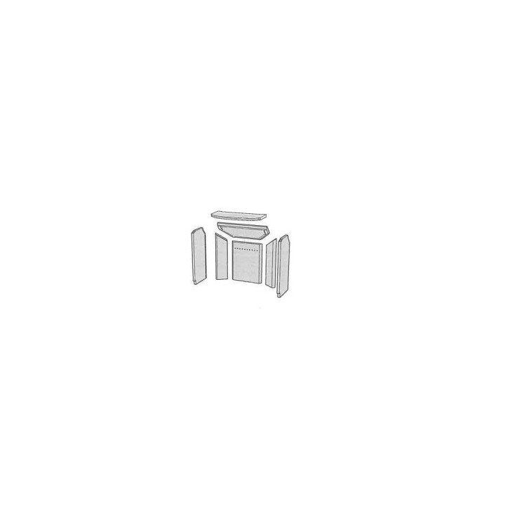 KIT VERMICULITE C810 C820 CLASSIC pour Insert Contura - Réf 391368
