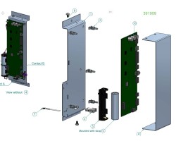 Centrale de commande cpl c556 connect pour Poêle à bois Contura - Réf 391909