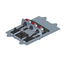 Damper plate cpl. pour Poêle à bois Contura Connect 556 - Réf 391913
