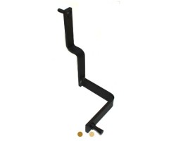 C600 contrôle levier -2007 pour grille de décendrage pour Poêle à bois Contura - Réf 391209