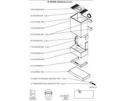 HABILLAGE BAS SHAPESTONE NATUREL pour Poêle à bois Nordpeis - Réf FP-MON04-100