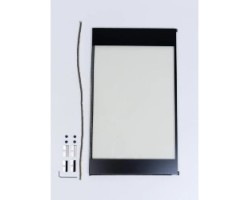 VITRE KIT COTE GAUCHE pour Poêle à bois Nordpeis - Réf SA-QUADR-600