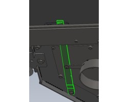EXCLUSIF TIRETTE REGULATION D'AIR pour Poêle à bois Nordpeis - Réf 22-QUADR-890